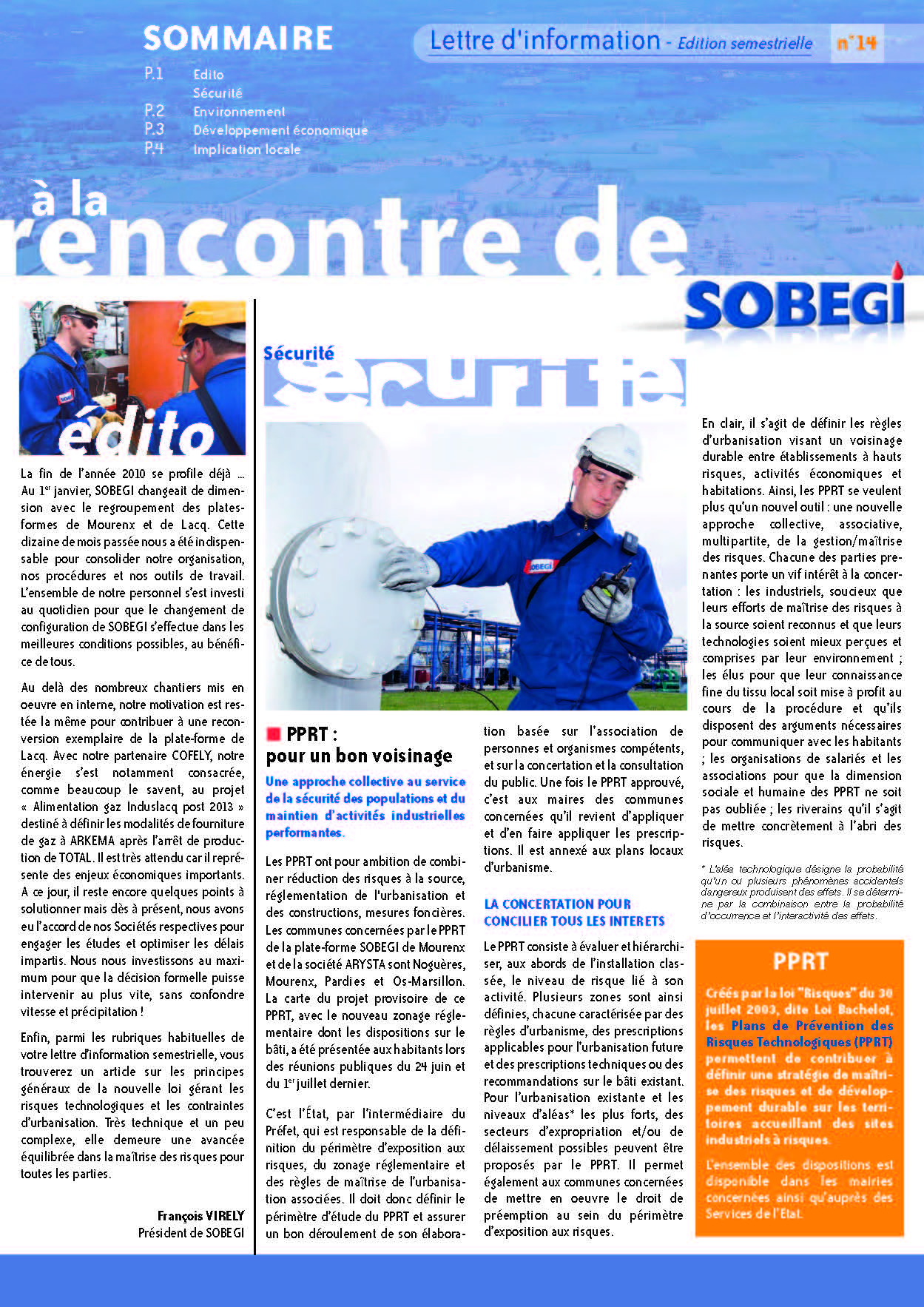 Lettre aux riverains - n°14