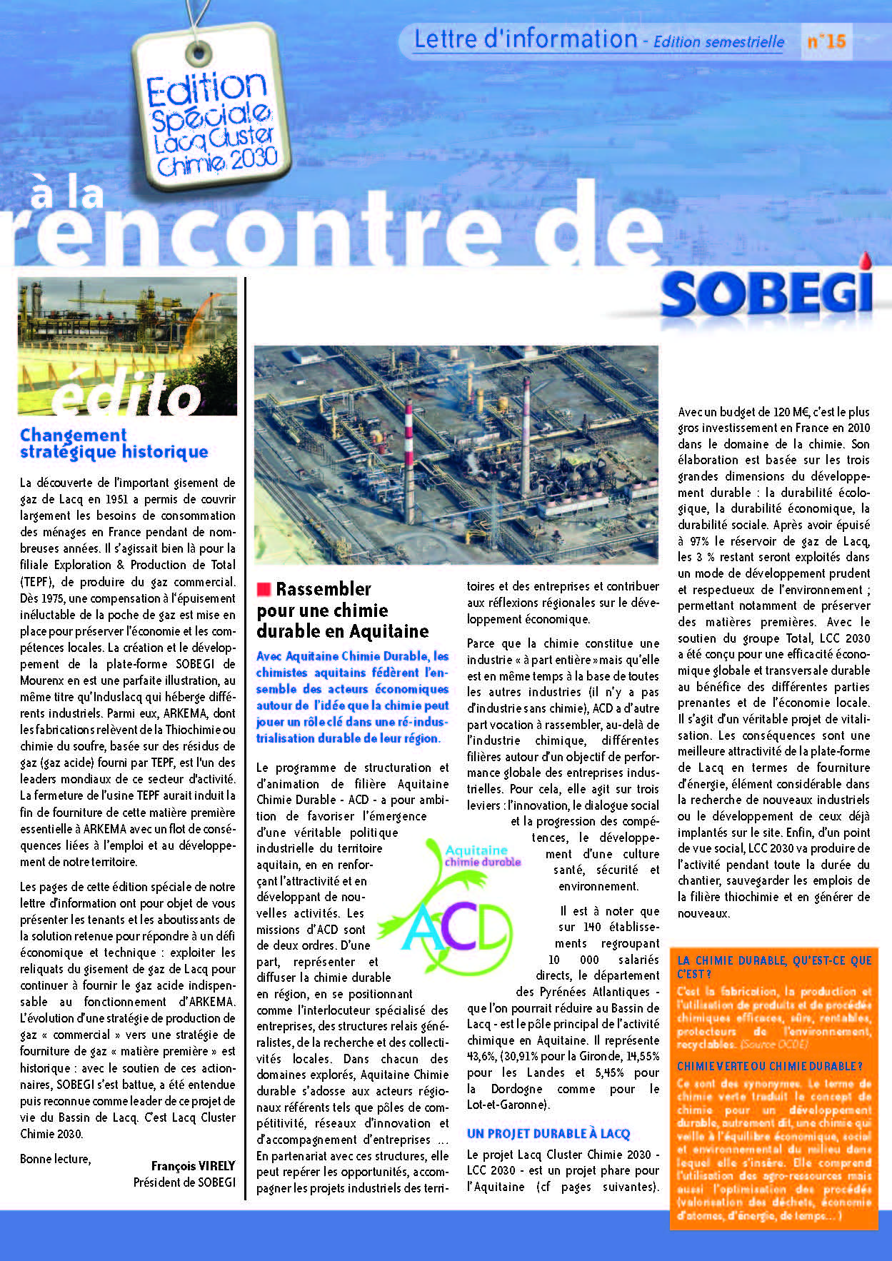 Lettre aux riverains - n°15