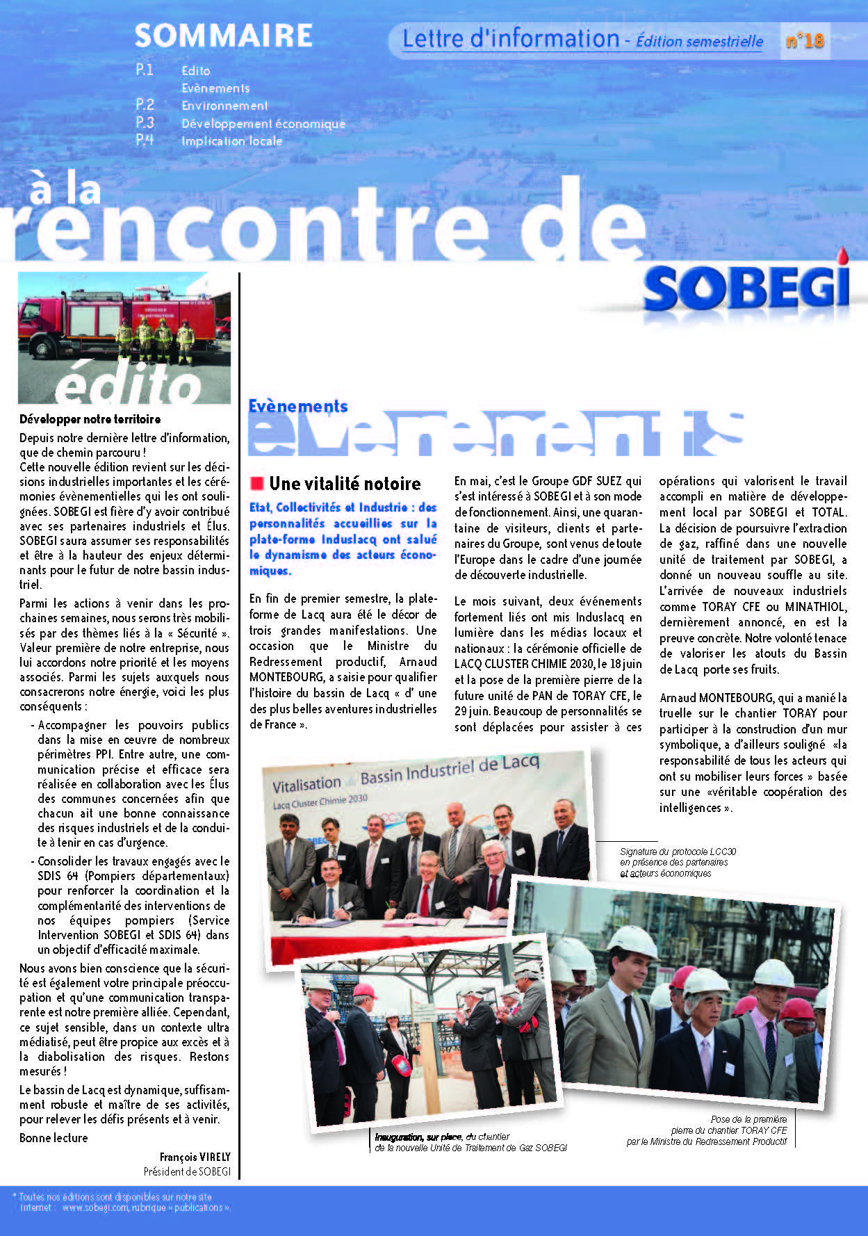 Lettre aux riverains - n°18