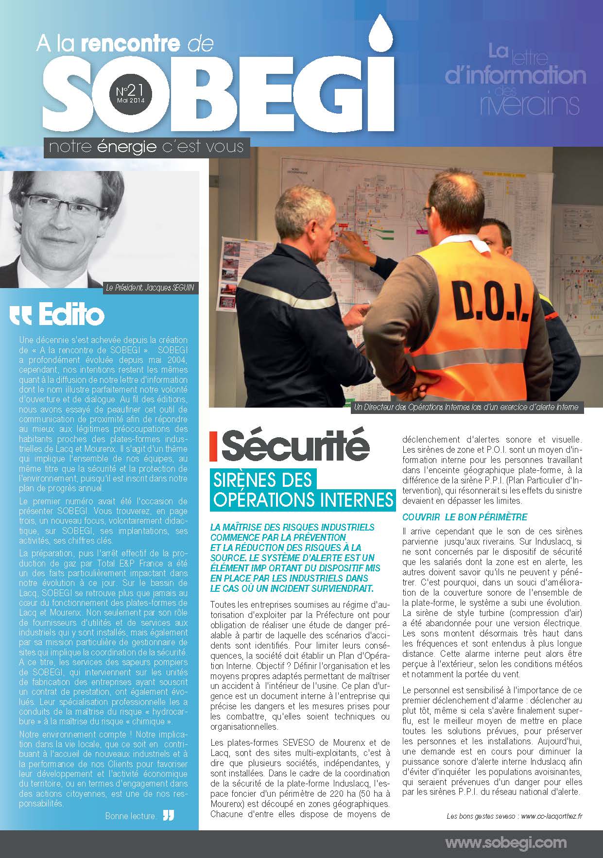 Lettre aux riverains - n°21