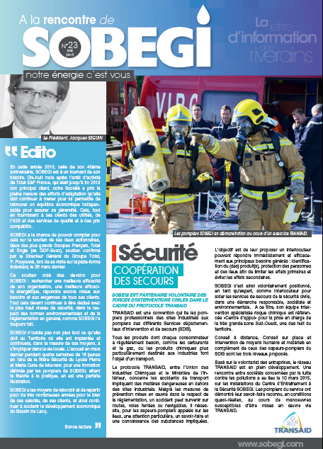 Lettre aux riverains - N°23