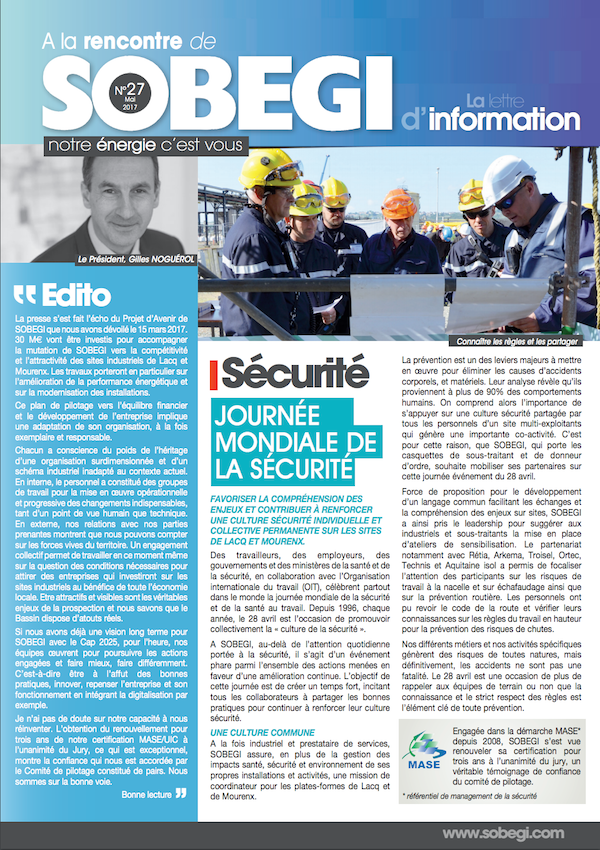 Lettre aux riverains N°27
